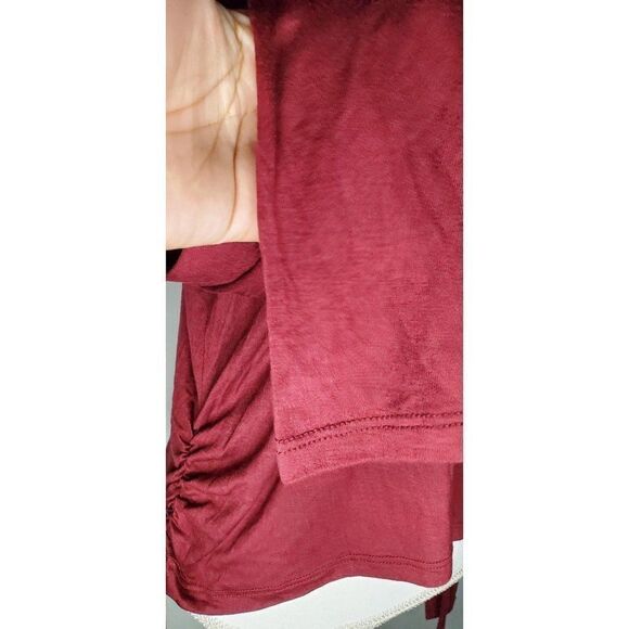 Rebellious One Long Sleeve Side Scrunch T-Shirt  L - Picture 5 of 7